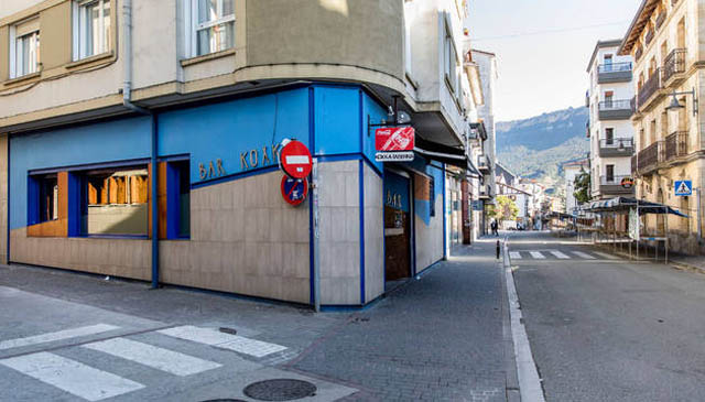 Jess Caso. Imagen del bar en el que ocurri la agresin, situado en la calle Garca Ximnez.